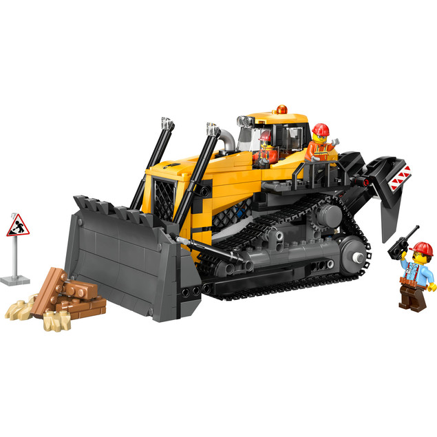 LEGO City 60466 Żółty Buldożer – Realistyczny Zestaw Budowlany