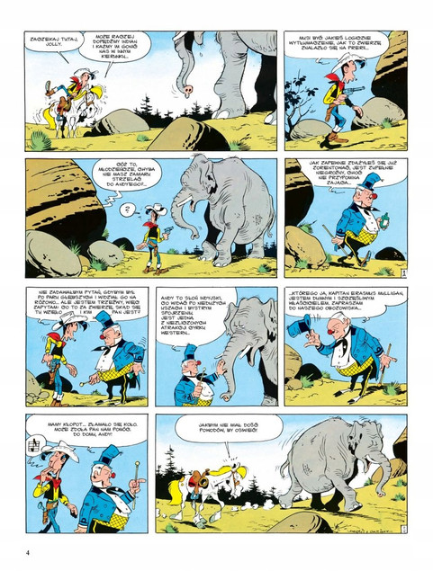 Lucky Luke Cyrk Western René Goscinny, Morris