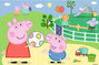 Puzzle 60 Zabawy w gronie przyjaciół Świnka Peppa Trefl 17356 