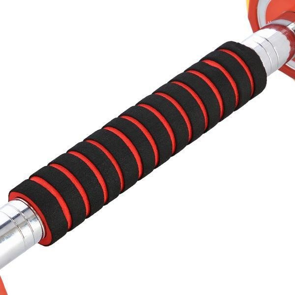 SKC20 SZTANGIELKI-SZTANGA W WALIZCE KOLOROWE  2x10KG HMS