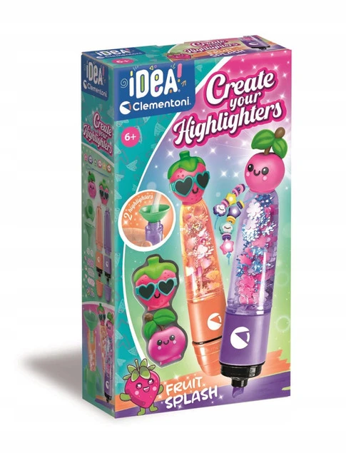 CLEMENTONI CREA IDEA MINI FABRYKA MARKERÓW stwórz markery OWOCE_1