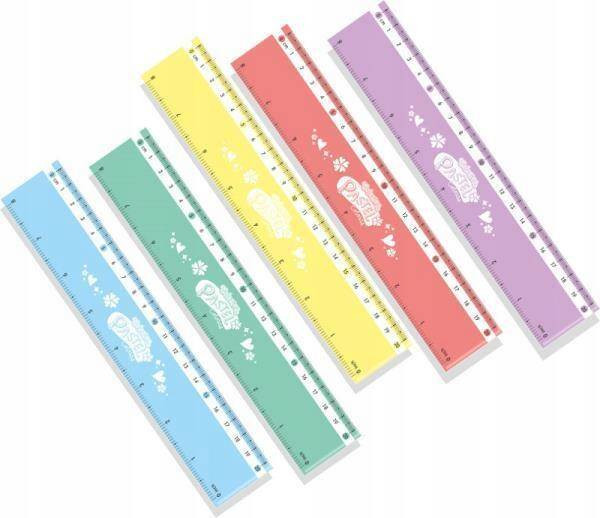 Linijka Plastikowa Szkolna 20cm PASTEL Pastelowa Colorino 82923