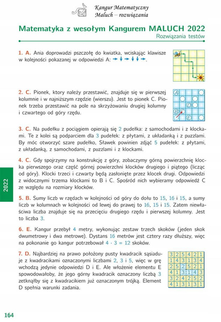 Matematyka Z Wesołym Kangurem Maluch 2023 kl. 3-4 Kangur Matematyczny