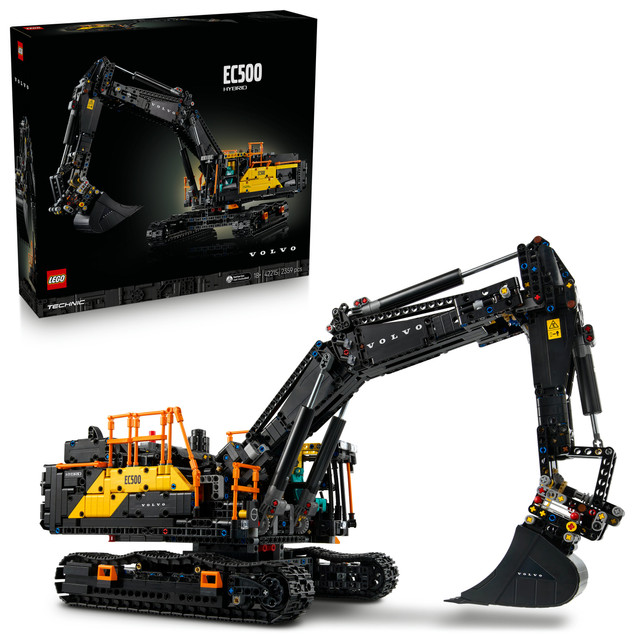 LEGO Technic 42215 Koparka Volvo EC500 Hybrydowa z Zmechanizowanymi Funkcjami dla Dorosłych