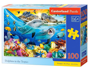 Puzzle 100 Dolphins in the Tropics CASTOR