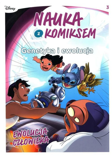 Ewolucja człowieka. Genetyka i ewolucja. Nauka z komiksem. Tom 3