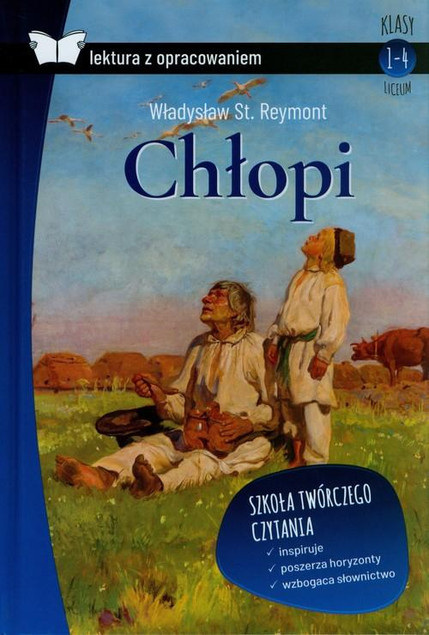 Chłopi Lektura z Opracowaniem Władysław Reymont Wyd. SBM