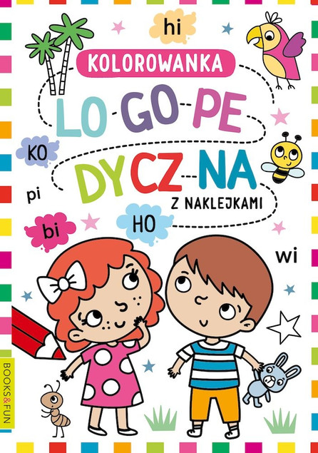 Kolorowanka logopedyczna z naklejkami 2