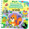 Książka z Latarką Poszukaj Zwierzątek w Lesie Bogusław Michalec Interaktywna