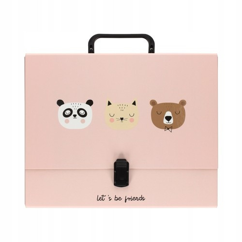 Teczka z Rączką ZWIERZĄTKA Pixel C4 BB Girls Interdruk