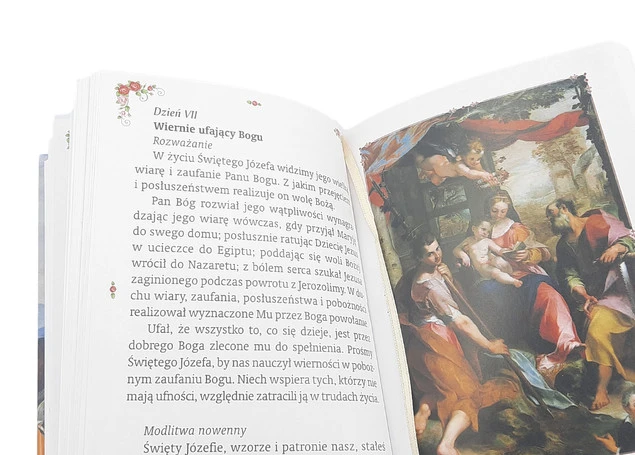 Modlitewnik św. Józefa strona wewnętrzna