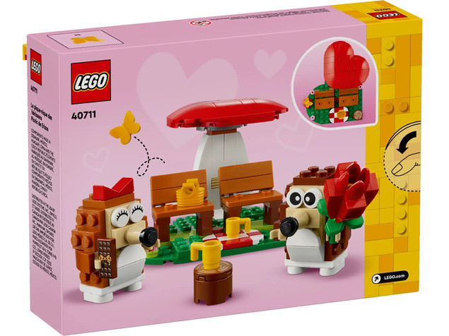 LEGO Ikony 40711 Jeżowy Piknik - Uroczy Zestaw Klocków 166 El.
