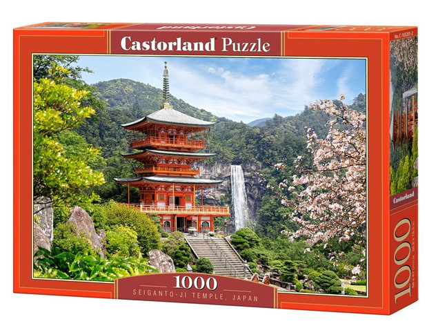 Puzzle 1000 Układanka Buddyjska Świątynia JAPONIA Krajobraz Widok 9+ Castor