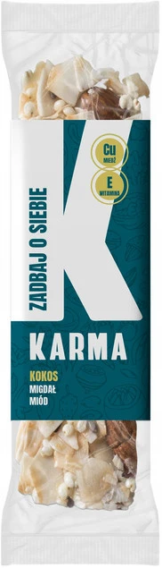 Baton Karma kokos-migdał-miód