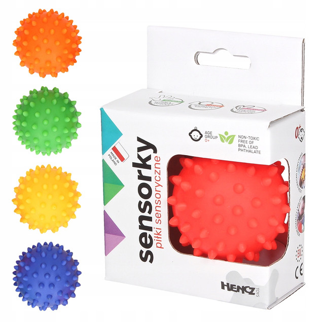 Piłeczka sensoryczna Hencz Toys żółta