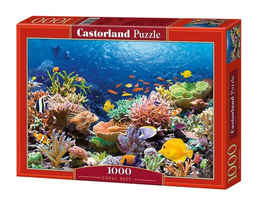 Puzzle 1000 Układanka RAFA KORALOWA Rybki Płaszczka Manta Morze 9+ Castor