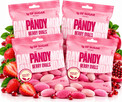Żelki PANDY Poziomka Granat Bez Cukru Błonnikowe 4x50g