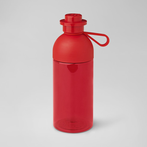 Bidon LEGO® Butelka na Wodę Czerwona Przezroczysta 500 ml