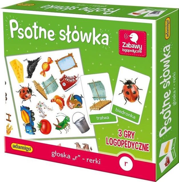 Adamigo Psotne Słówka Głoska R – Gra Logopedyczna