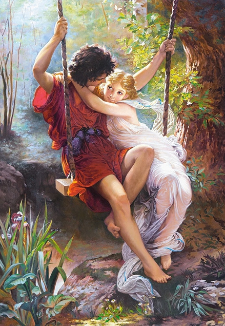 Puzzle 1000 Układanka Pierre-Auguste Cot WIOSNA Sztuka 9+ Castorland