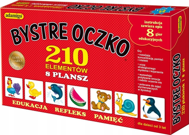 Adamigo Bystre Oczko – Gra Karciana Rozwijająca Spostrzegawczość i Pamięć