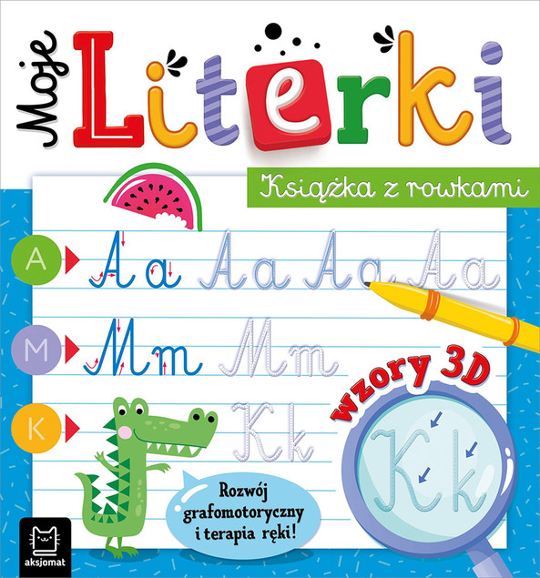 Moje literki. Książka z rowkami – Bogusław Michalec | 24 karty