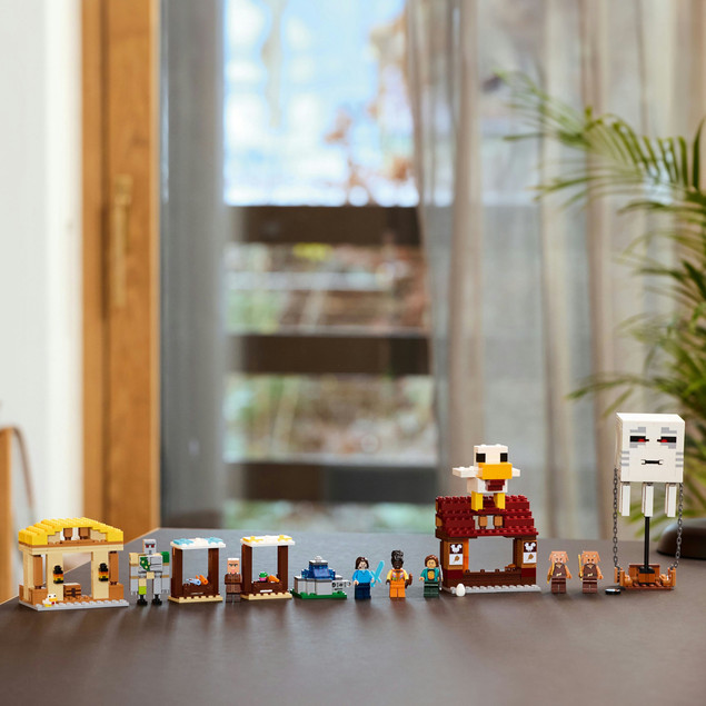 LEGO Minecraft Atak Balonowego Ghasta na Wioskę 21273