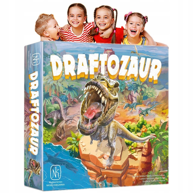 Draftozaur Rodzinna Gra Planszowa O Dinozaurach 8+ Nasza Księgarnia