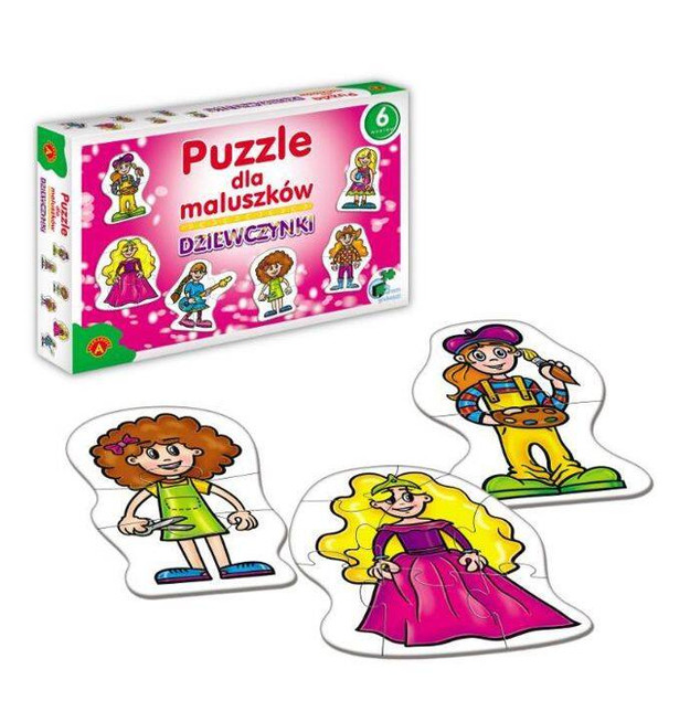 Puzzle Dla Maluszków DZIEWCZYNKI Układanka Dla 3 Latka 3+ Alexander