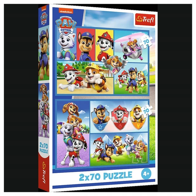 Puzzle Psi Patrol Rządzi 2x70 el.