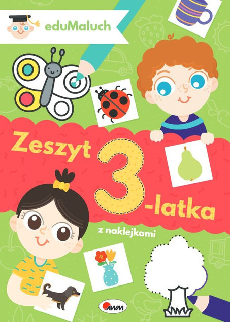 Zeszyt 3-latka EduMaluch Natalia Kawałko-Dzikowska