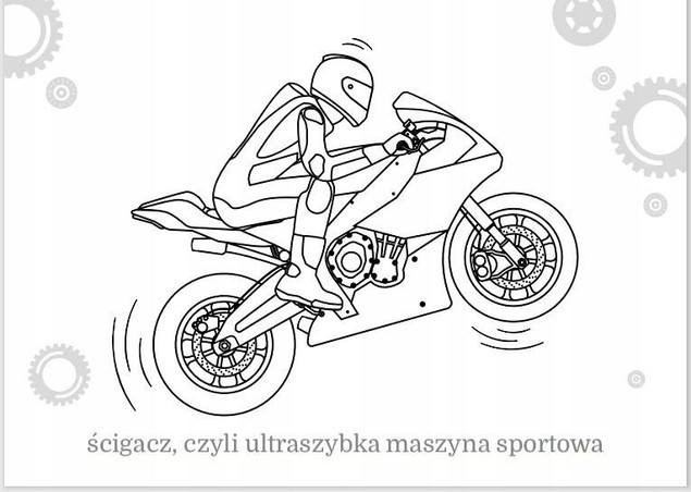 Maluszkowe malowanie. Motocykle
