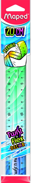 Maped Linijka Twis't Flex decor niełamliwa 20cm 