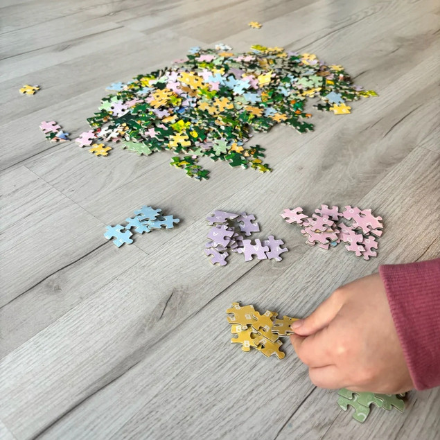 Puzzle Askato 500 el. Dwustronne Dziewczyna z Gąskami +12 lat