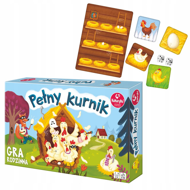 Gra Planszowa Pełny Kurnik – Kukuryku