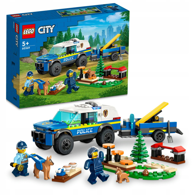 LEGO City Szkolenie Psów Policyjnych W Terenie 197 el. 5+ 60369