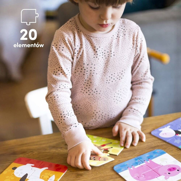 Puzzle Układam Zwierzątka