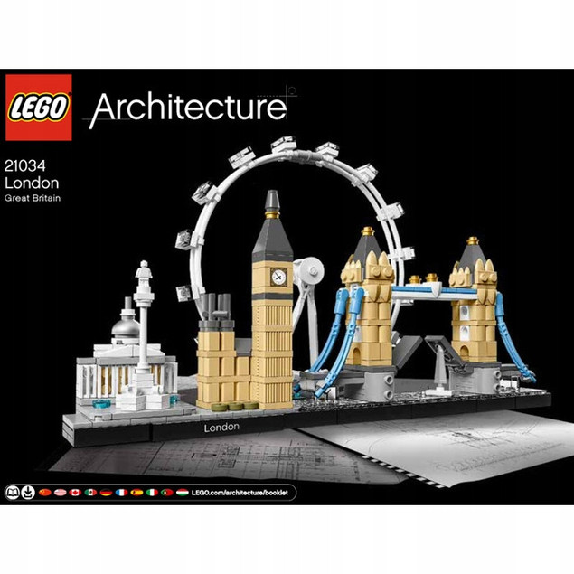 LEGO ARCHITEKTURA Skyline 21034 Londyn Big Ben