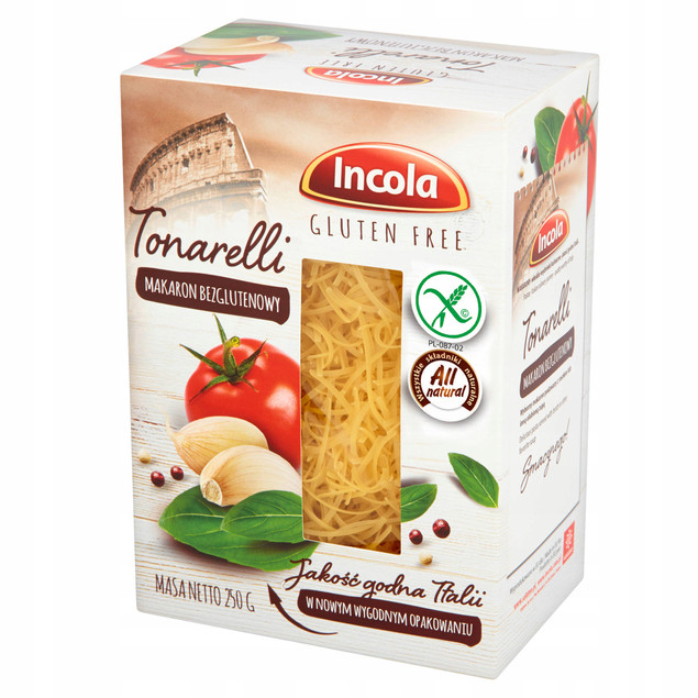 Makaron bezglutenowy Tonarelli Incola 250 g
