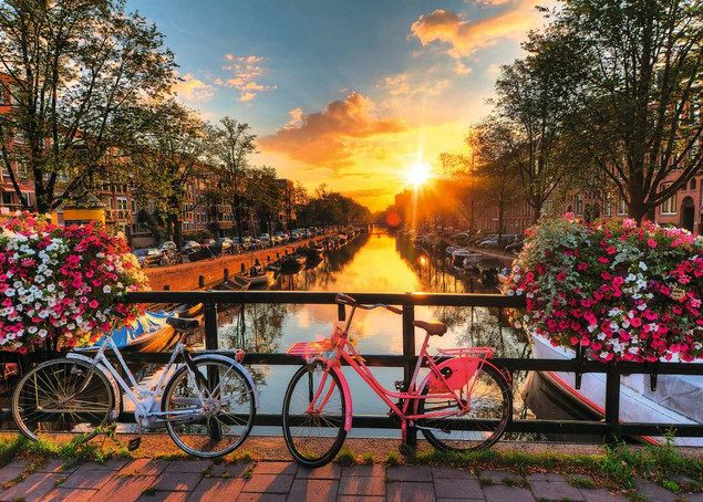 Puzzle 1000 Rowery w Amsterdamie