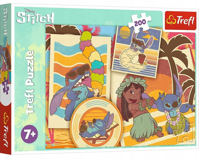 Puzzle 200 Układanka DISNEY Stitch Muzyczny Świat Lilo & Stitch 7+ Trefl