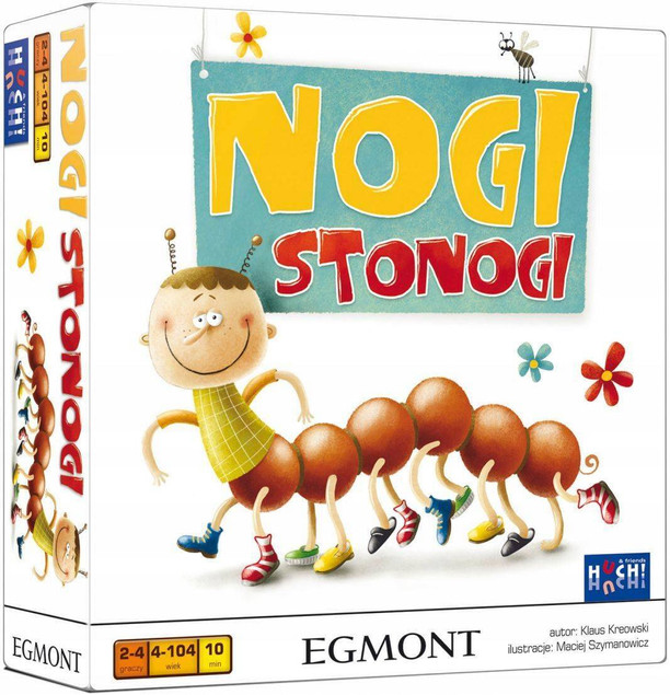 Nogi Stonogi gra edukacyjna Egmont
