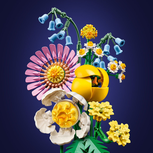 LEGO Botanicals 10347 Mały Słoneczny Bukiet – Wieczne Kwiaty