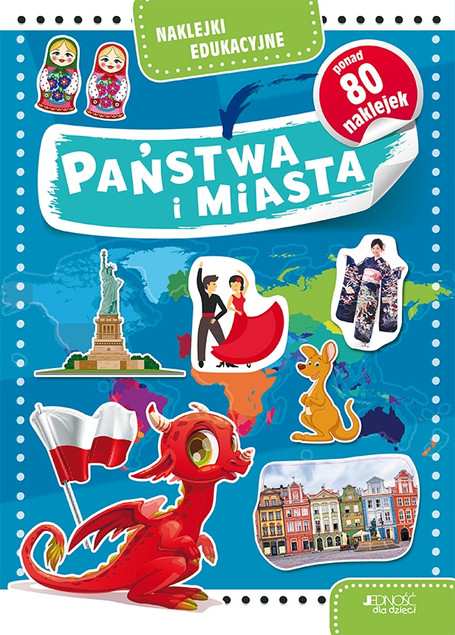 Naklejki edukacyjne Państwa i miasta Barbara Żołądek