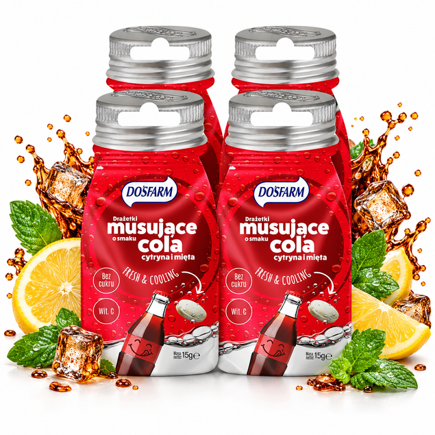 Drażetki mięta-cola Dosfarm 15g x4