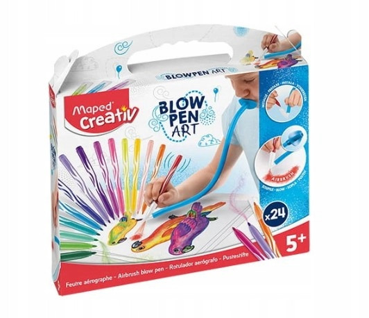 Flamastry dmuchane Blow Pen 24 kolory | Maped