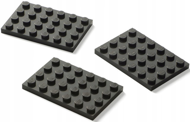 LEGO Regał Sorter na Klocki z 3 Szufladami i Płytką Szary