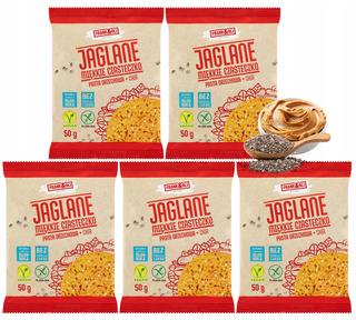 FRANK&OLI Ciasteczko Miękkie PASTA ORZECHOWA CHIA Bez Cukru 50g x5
