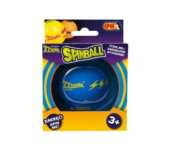 EP Spinball - Zakręcona zabawa, niebieska piłeczka Piorun Thunder 092646