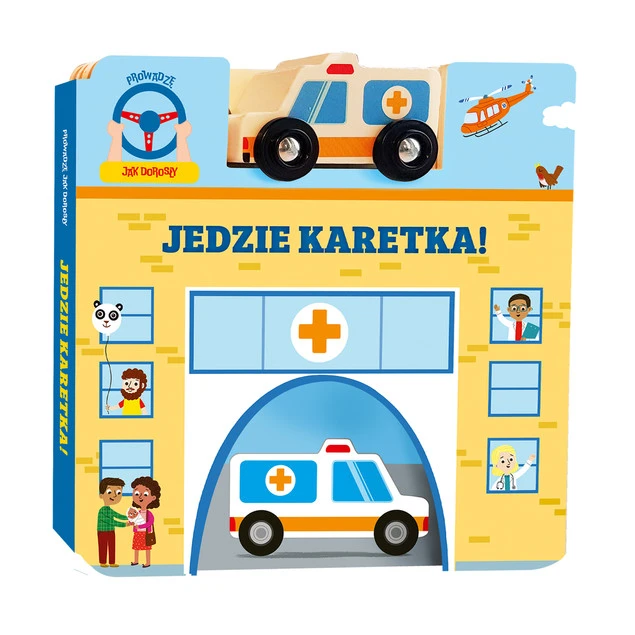 Książka harmonijka Jedzie karetka!